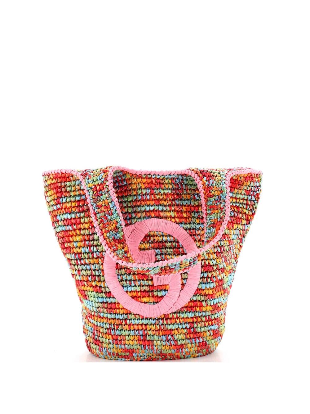 Gucci Blondie Basket Tote Raffia Mini #364226G20B